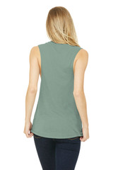 BELLA+CANVAS Women's Flowy Scoop Muscle Tank. BC8803
