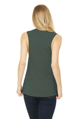 BELLA+CANVAS Women's Flowy Scoop Muscle Tank. BC8803