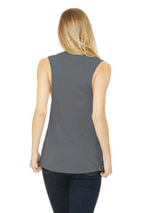 BELLA+CANVAS Women's Flowy Scoop Muscle Tank. BC8803