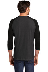 District Perfect Tri 3/4-Sleeve Raglan. DM136