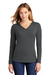 District Women's Perfect Tri Long Sleeve Hoodie. DM139L