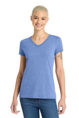 District Women's Perfect Tri V-Neck Tee. DM1350L