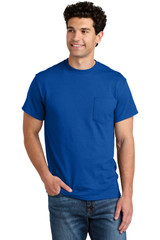 Gildan - DryBlend 50 Cotton/50 Poly Pocket T-Shirt. 8300