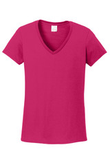 Gildan Women's Heavy Cotton 100% Cotton V-Neck T-Shirt. 5V00L