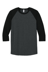 Jerzees Unisex Premium Blend Combed Ring Spun 3/4-Sleeve Raglan 560R