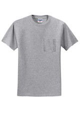Jerzees - Dri-Power 50/50 Cotton/Poly Pocket T-Shirt. 29MP
