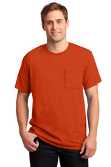 Jerzees - Dri-Power 50/50 Cotton/Poly Pocket T-Shirt. 29MP