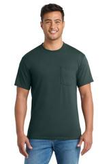 Port & Co Tall Core Blend Pocket Tee. PC55PT