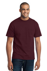 Port & Co Core Blend Pocket Tee. PC55P