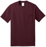Port & Co Core Blend Pocket Tee. PC55P