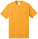 Port & Co Core Blend Pocket Tee. PC55P