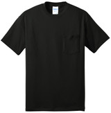 Port & Co Core Blend Pocket Tee. PC55P