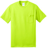 Port & Co Core Blend Pocket Tee. PC55P
