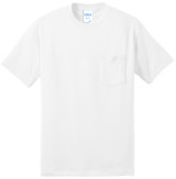 Port & Co Core Blend Pocket Tee. PC55P