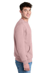 Port & Co Core Fleece Crewneck Pocket Sweatshirt PC78PKT
