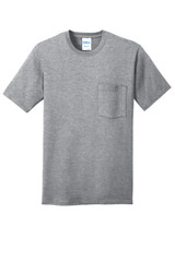 Port & Co Core Cotton Pocket Tee. PC54P