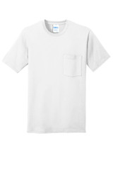 Port & Co Core Cotton Pocket Tee. PC54P