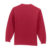 Port & Co Tall Long Sleeve Essential Pocket Tee. PC61LSPT