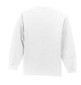 Port & Co Tall Long Sleeve Essential Pocket Tee. PC61LSPT