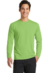Port & Co Long Sleeve Performance Blend Tee. PC381LS