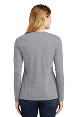 Port & Co Women's Long Sleeve Fan Favorite V-Neck Tee. LPC450VLS