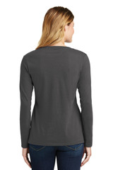 Port & Co Women's Long Sleeve Fan Favorite V-Neck Tee. LPC450VLS