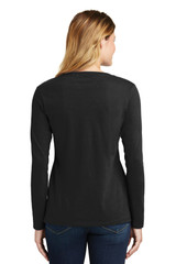 Port & Co Women's Long Sleeve Fan Favorite V-Neck Tee. LPC450VLS