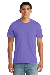 Port & Co Beach Wash Garment-Dyed Pocket Tee. PC099P