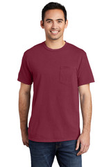 Port & Co Beach Wash Garment-Dyed Pocket Tee. PC099P