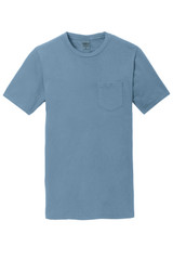 Port & Co Beach Wash Garment-Dyed Pocket Tee. PC099P
