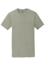 Port & Co Beach Wash Garment-Dyed Pocket Tee. PC099P