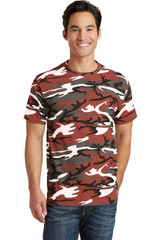 Port & Co Core Cotton Camo Tee. PC54C