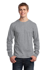 Port & Co Long Sleeve Core Cotton Tee. PC54LS