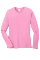 Port & Co Women's Long Sleeve Core Cotton Tee. LPC54LS Port & Co Women's Long Sleeve Core Cotton Tee. LPC54LS