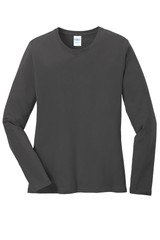 Port & Co Women's Long Sleeve Core Cotton Tee. LPC54LS Port & Co Women's Long Sleeve Core Cotton Tee. LPC54LS