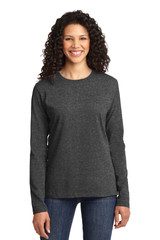 Port & Co Women's Long Sleeve Core Cotton Tee. LPC54LS Port & Co Women's Long Sleeve Core Cotton Tee. LPC54LS