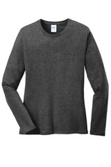 Port & Co Women's Long Sleeve Core Cotton Tee. LPC54LS Port & Co Women's Long Sleeve Core Cotton Tee. LPC54LS