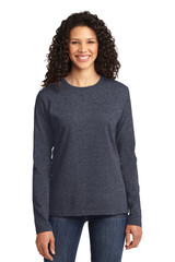 Port & Co Women's Long Sleeve Core Cotton Tee. LPC54LS Port & Co Women's Long Sleeve Core Cotton Tee. LPC54LS