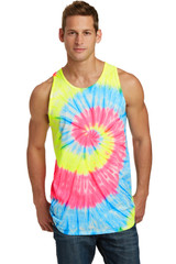 Port & Co Tie-Dye Tank Top. PC147TT