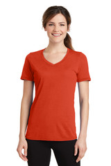 Port & Co Women's Performance Blend V-Neck Tee. LPC381V