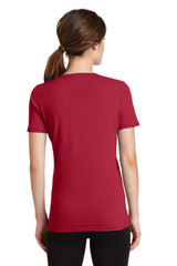Port & Co Women's Performance Blend V-Neck Tee. LPC381V