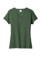 Port & Co Women's Fan Favorite Blend V-Neck Tee. LPC455V