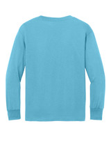 Port & Co Youth Long Sleeve Core Cotton Tee. PC54YLS