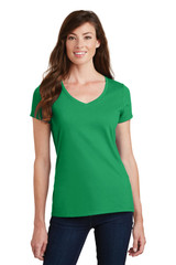 Port & Co Women's Fan Favorite V-Neck Tee. LPC450V