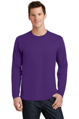 Port & Co Long Sleeve Fan Favorite Tee. PC450LS