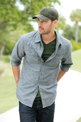 Port Authority Pigment Print Distressed Cap. C924