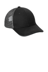 Port Authority Double Mesh Snapback Sandwich Bill Cap. C818