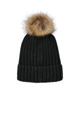 Port Authority Faux Fur Pom Beanie C990