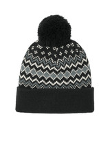 Port Authority Alpine Pom Beanie C991