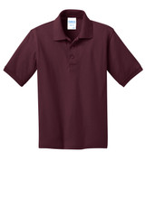 Port & Co Youth Core Blend Jersey Knit Polo. KP55Y